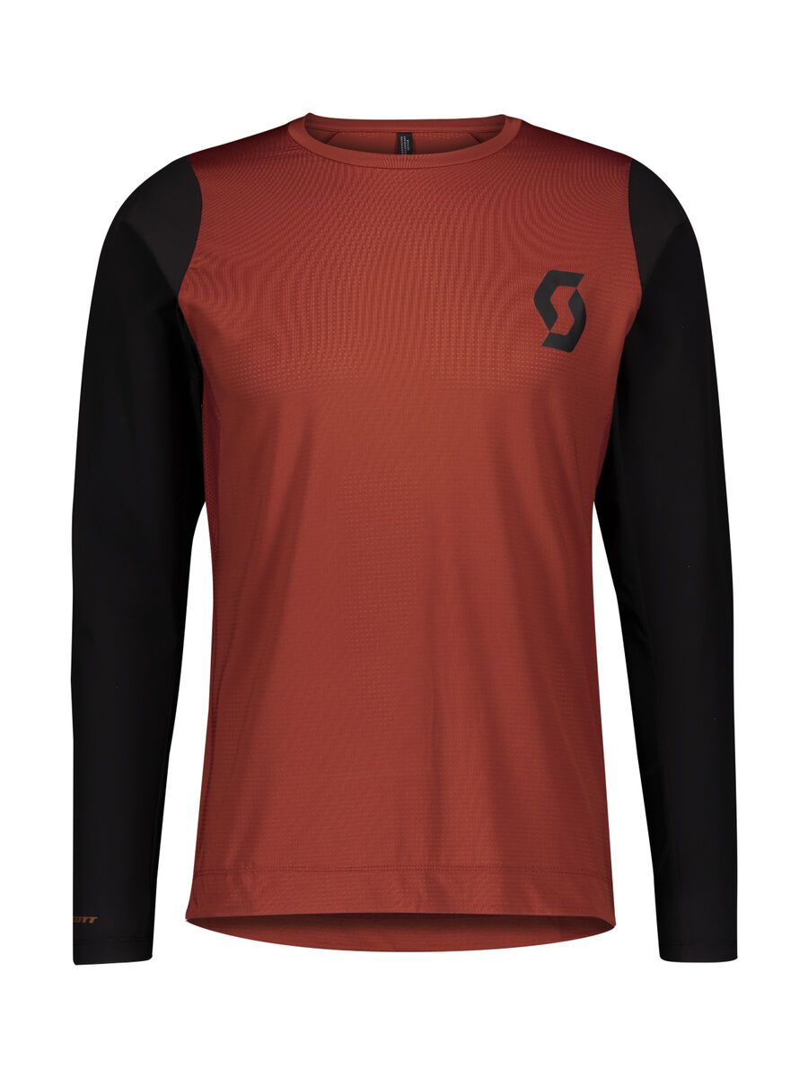 Scott Trail Progressive L/SL Men's Shirt, rust red/black - Bild 1