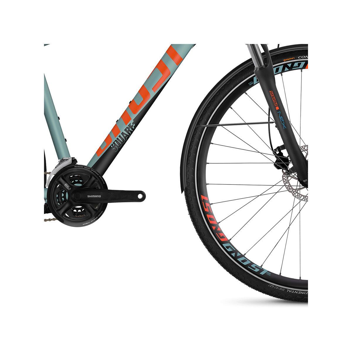 Ghost Square Trekking 2.8 AL, river blue/jet black/monarch orange - Bild 4