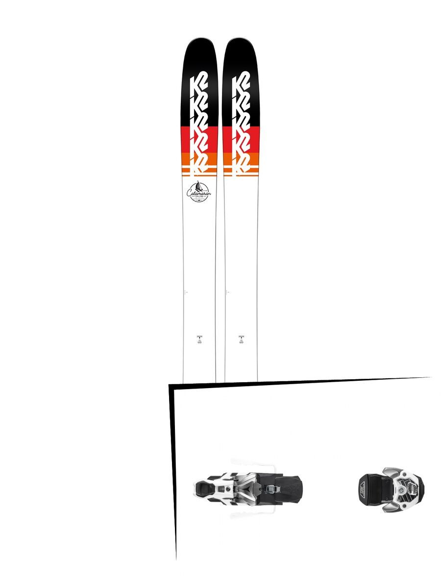 Set: K2 SKI Catamaran 2018 + Atomic Warden MNC 13 gun metal/white - Bild 1