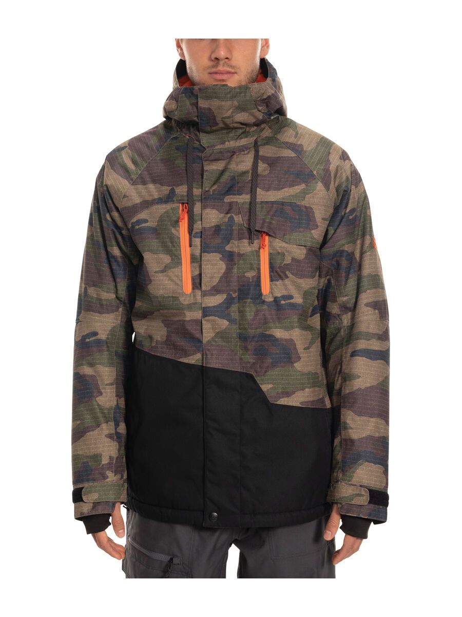 686 Geo Insulated Jacket, dark camo colorblock - Bild 1
