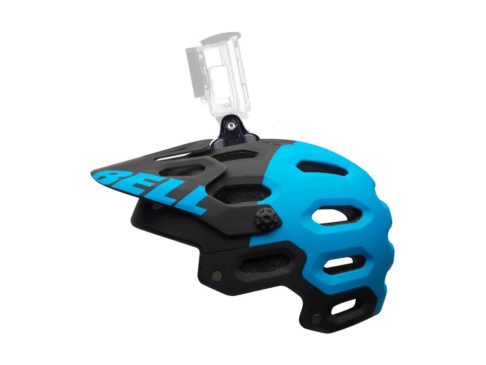 Bell Super 2, matte black/blue aggression - Bild 2