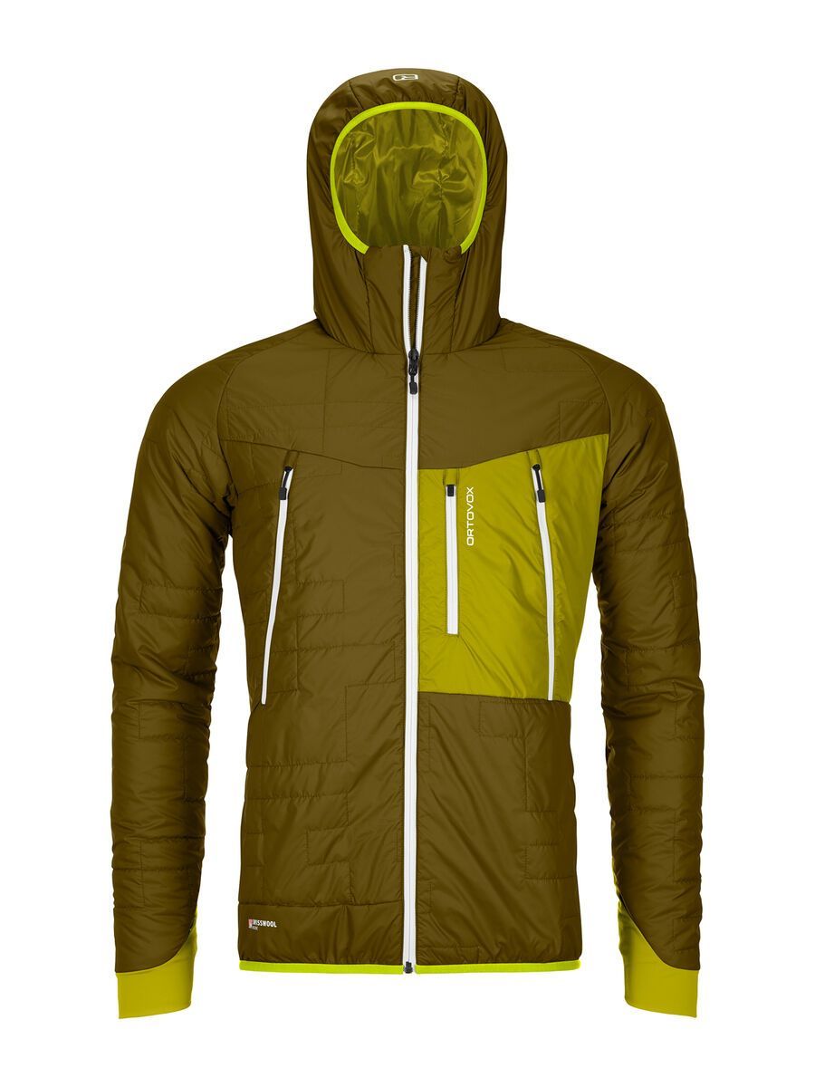 Ortovox Swisswool Piz Boè Jacket M, green moss - Bild 1