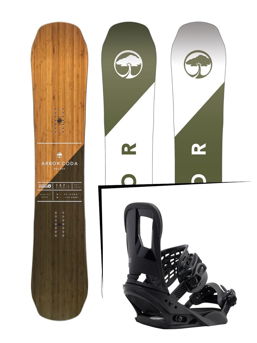 Set: Arbor Coda Rocker 2017 + Burton Cartel (1712700S) - Bild 1