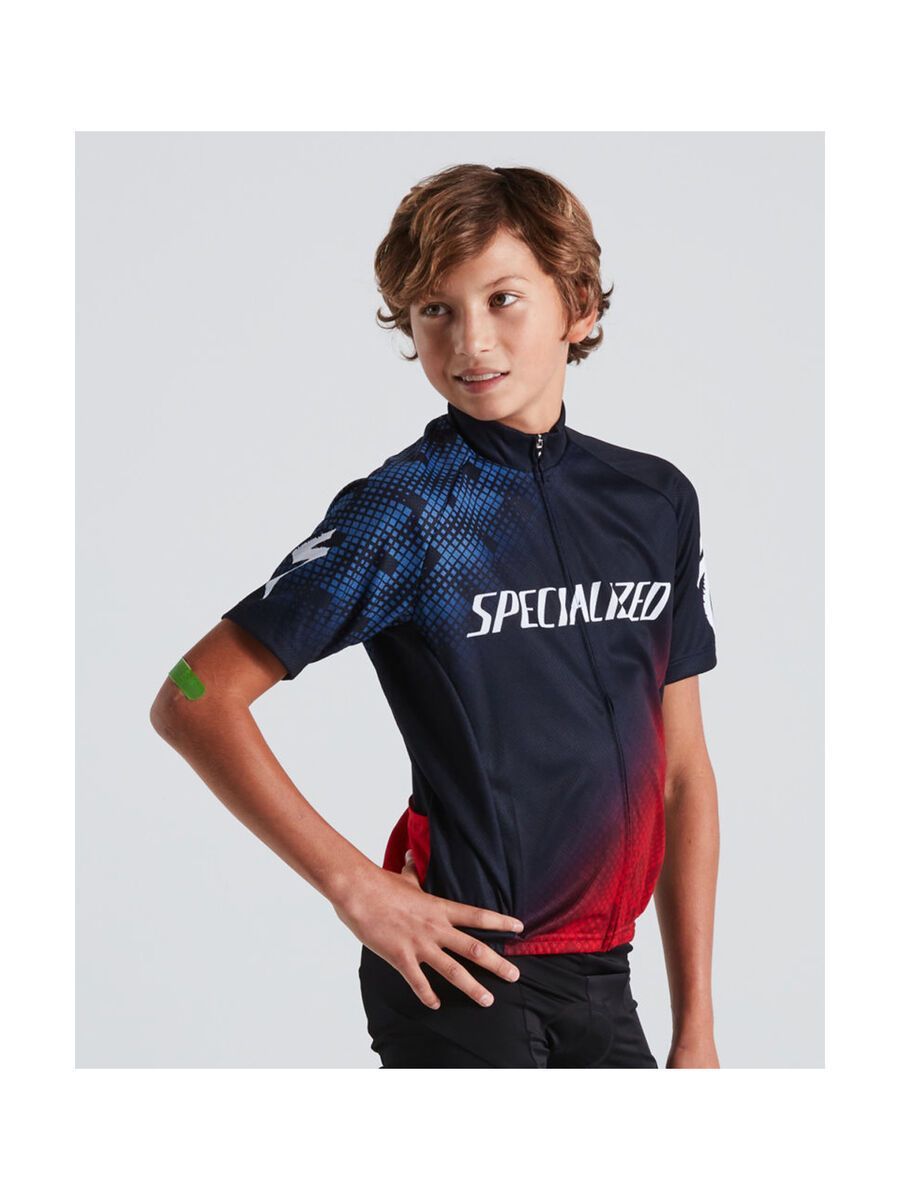 Specialized Youth RBX Comp Shortsleeve Jersey, navy/red - Bild 3