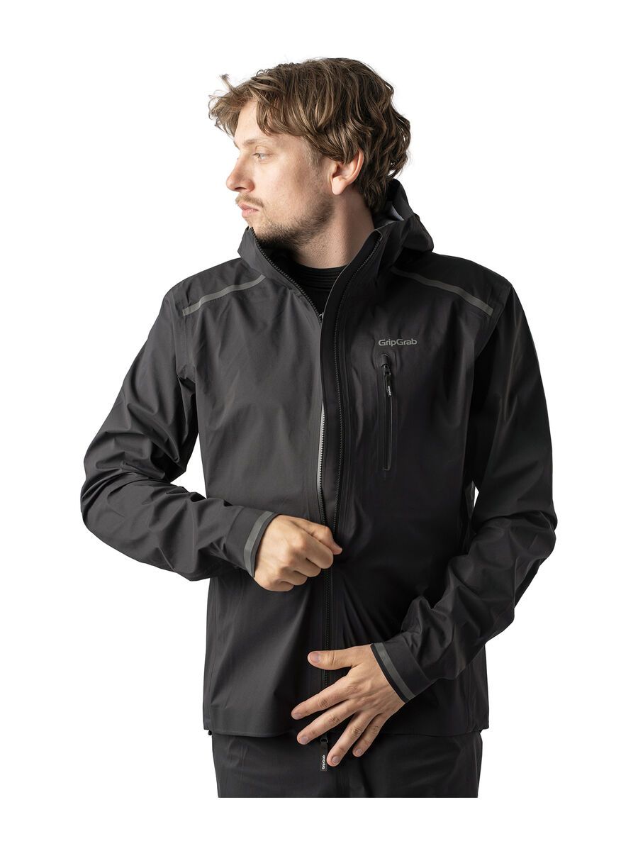 GripGrab EXPLR Waterproof Lightweight Jacket, black - Bild 4