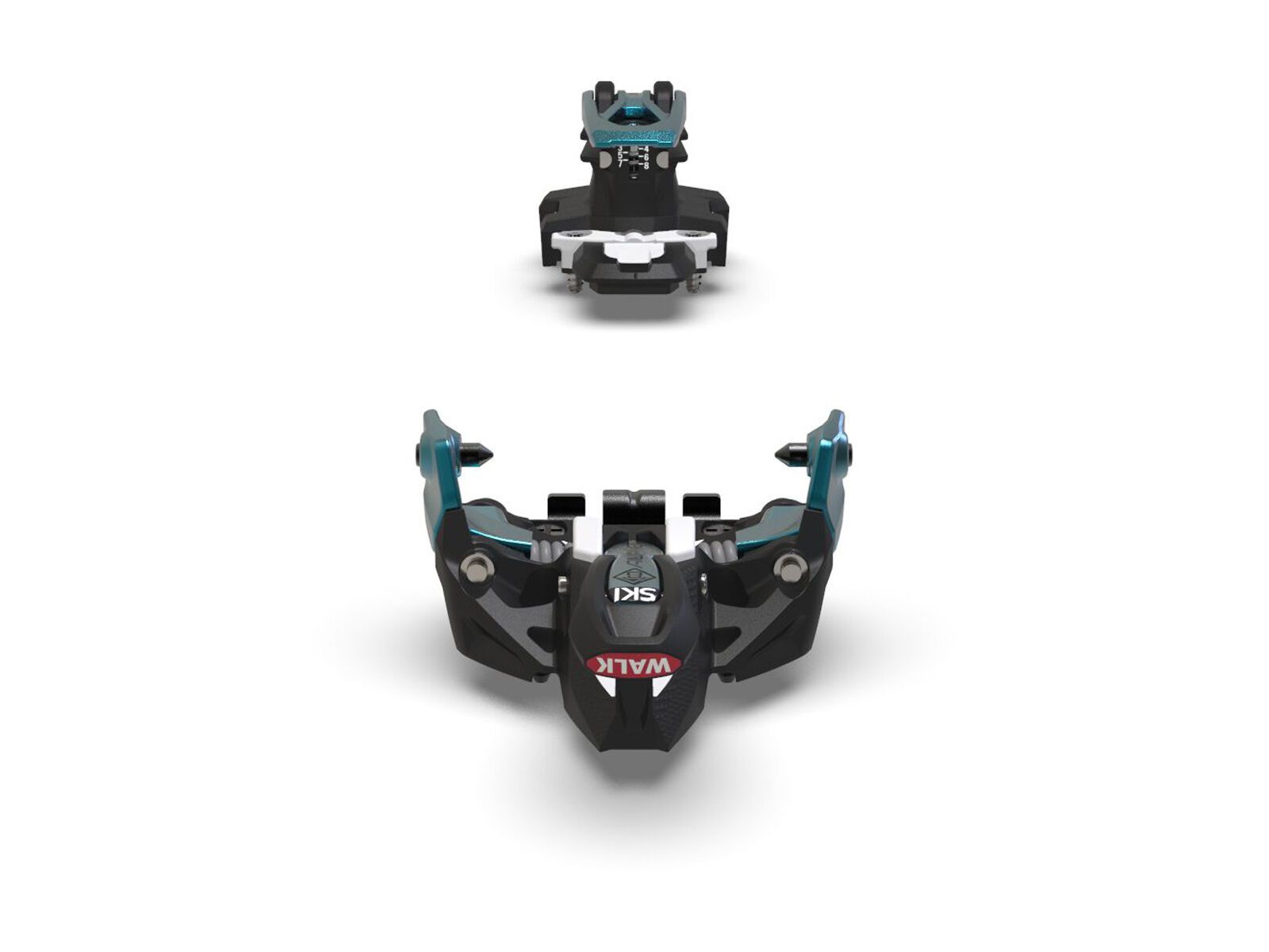 Marker Alpinist 8 ohne Bremse, black/turquoise - Bild 8