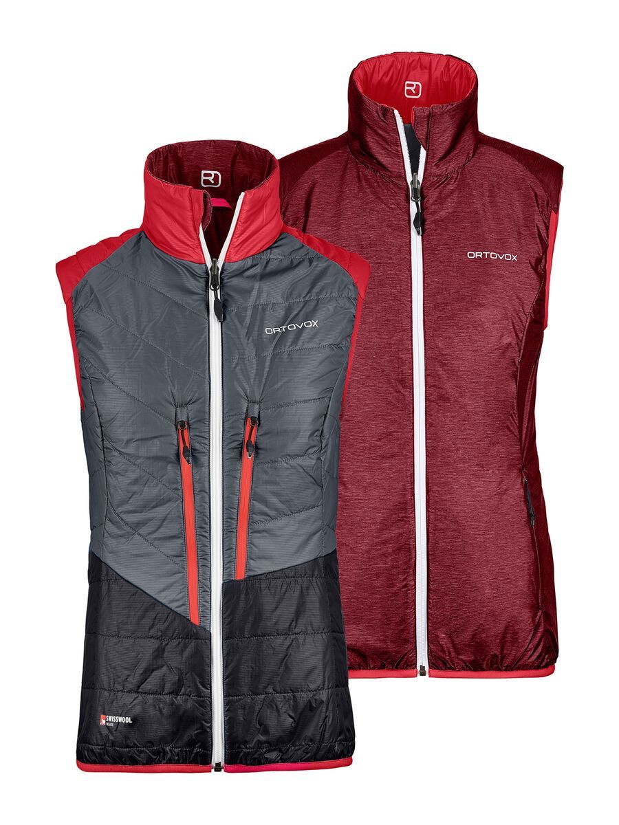 Ortovox Swisswool Piz Grisch Vest W, dark blood blend - Bild 3