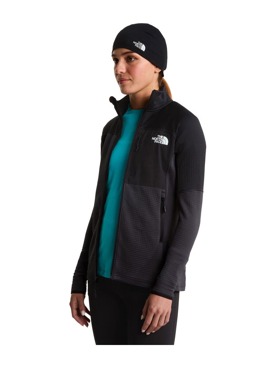 The North Face W Polartec Power Grid Stormgap Jacket, asphalt grey/tnf black - Bild 4
