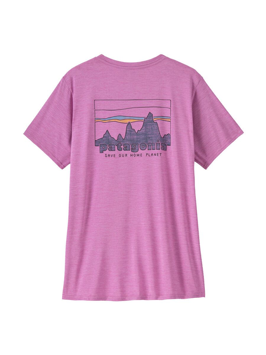 Patagonia Women's Cap Cool Daily Graphic Shirt 73 Skyline, brisk purple x-dye - Bild 2