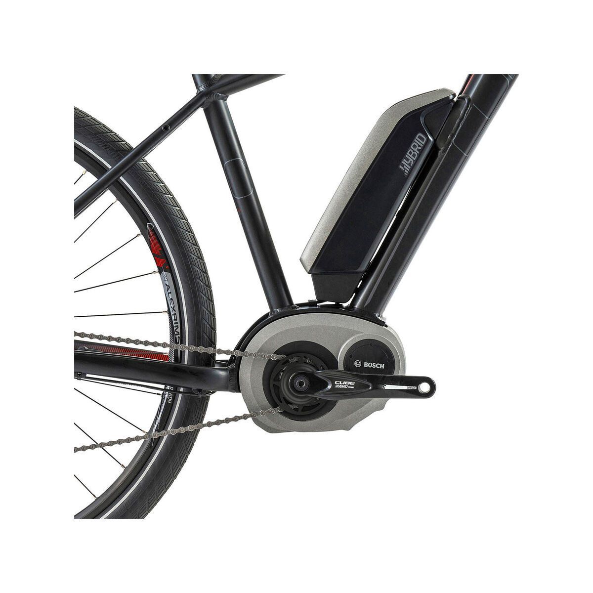 Cube SUV Hybrid 29, black/red - Bild 3