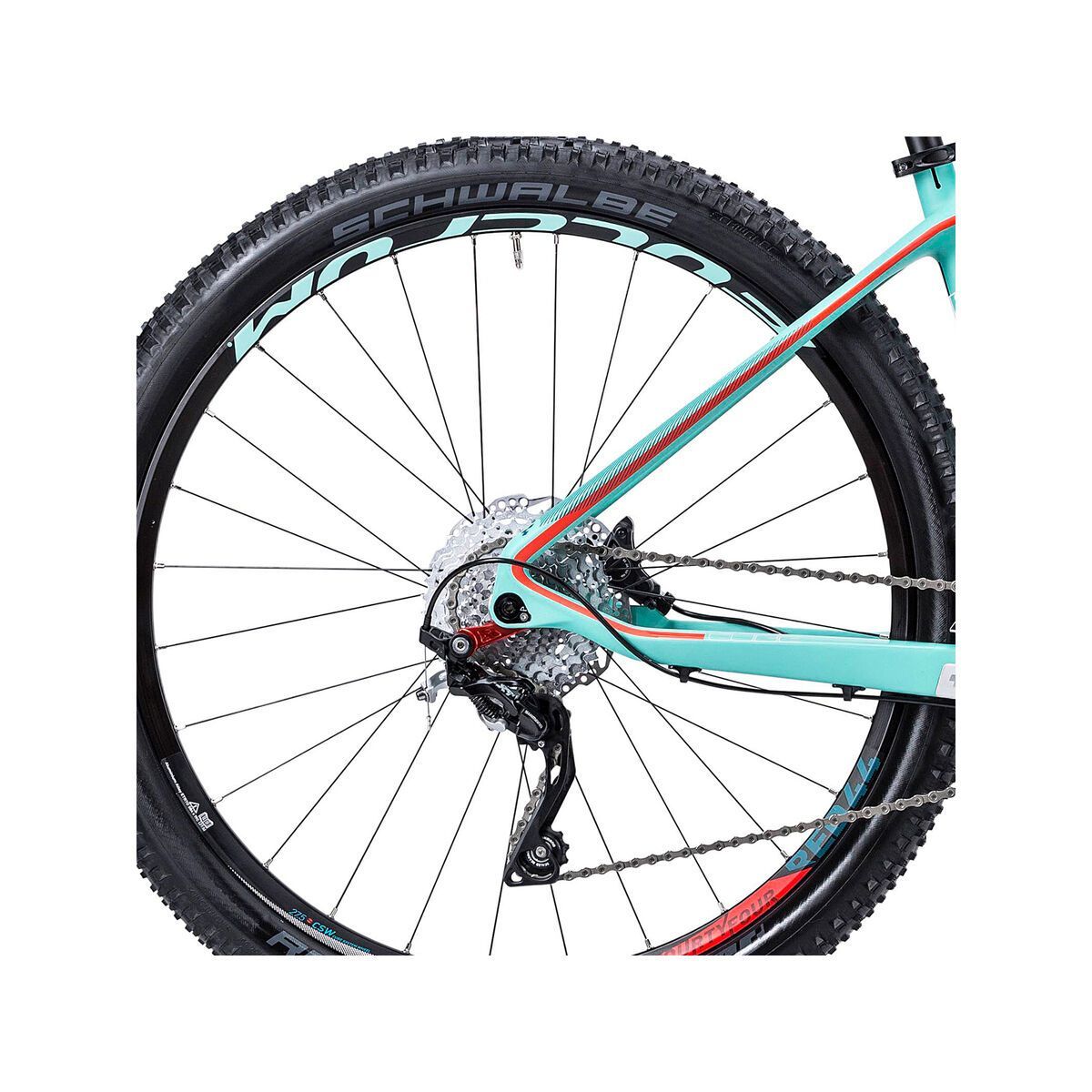 Cube Access WLS GTC SL 27.5, mint/flashred - Bild 4