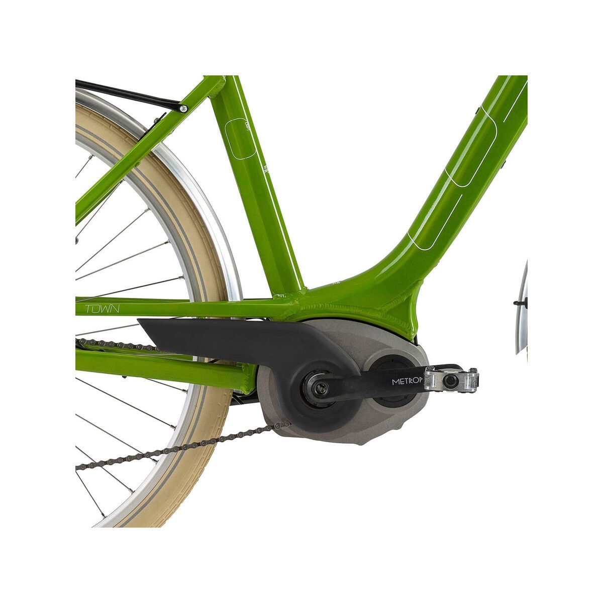 Cube Town Hybrid Easy Entry, kiwi green/white - Bild 3