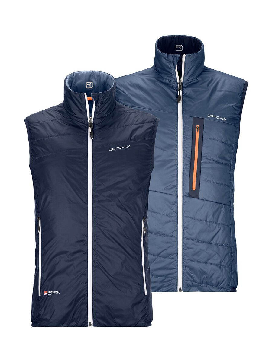 Ortovox Swisswool Light Piz Cartas Vest M, dark navy - Bild 1
