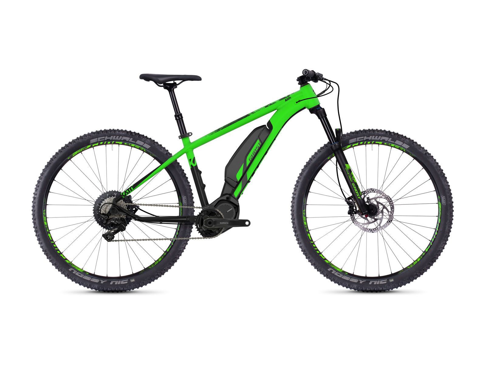 Ghost Hybride Kato S4.9 AL, neon green/night black - Bild 1