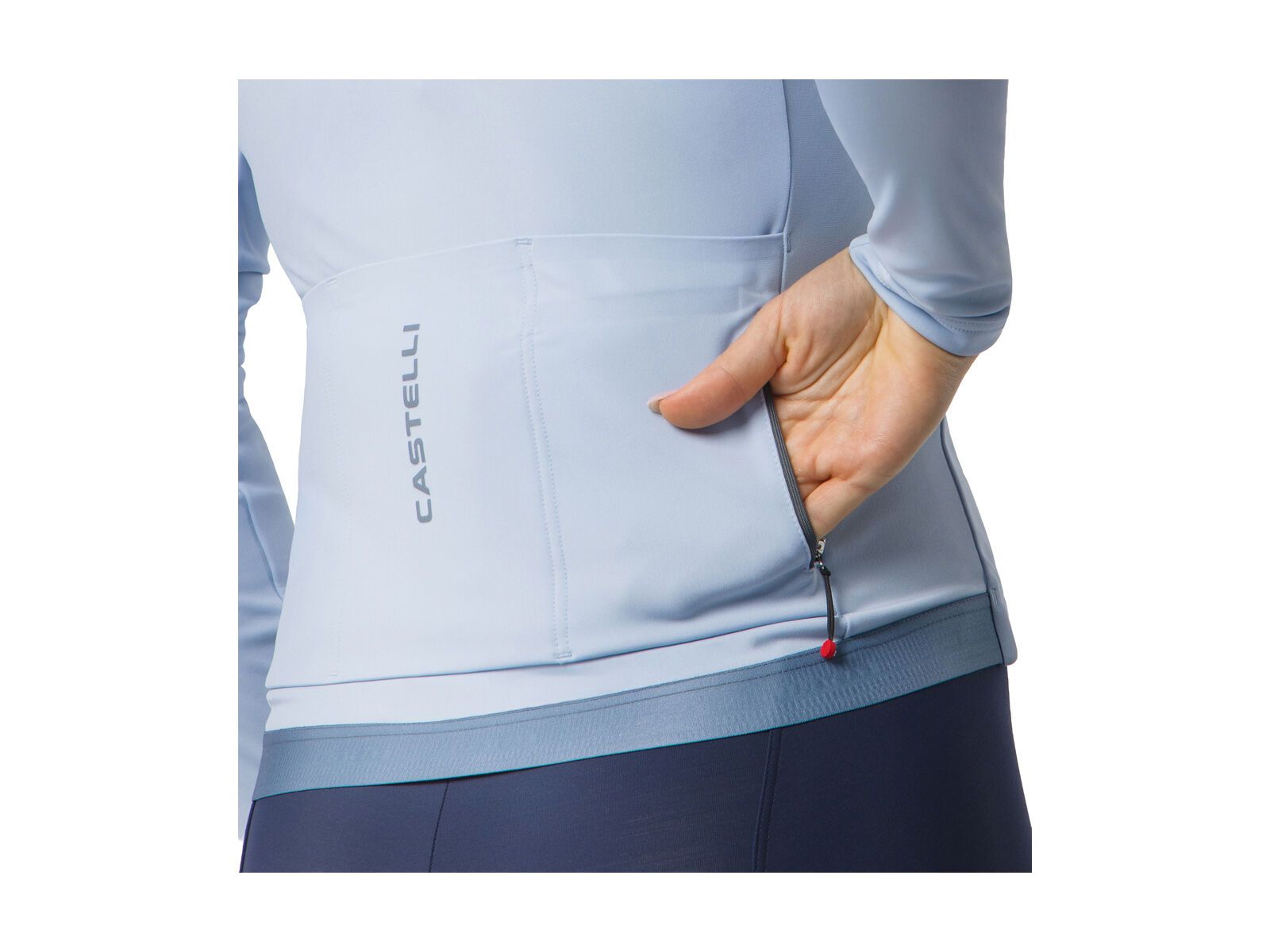 Castelli Espresso Thermal 2 W Jersey, steel fade - Bild 5