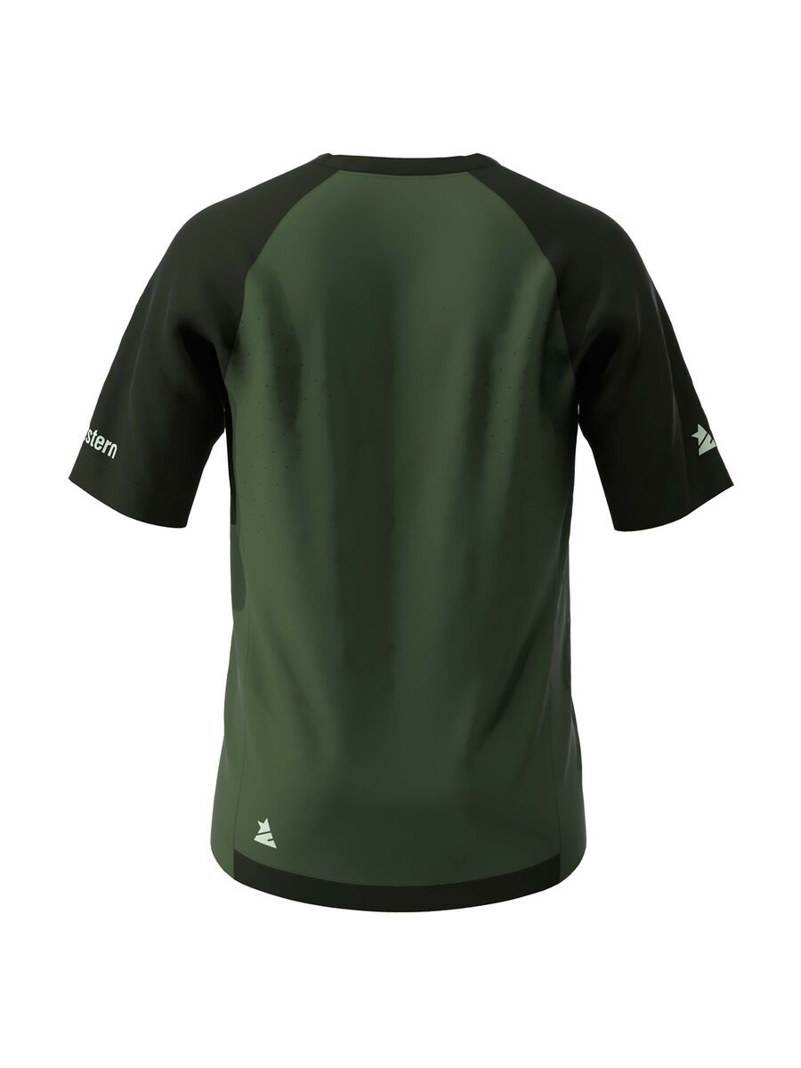 Zimtstern PureFlowz Shirt SS, bronze green/forest night/fog green - Bild 4