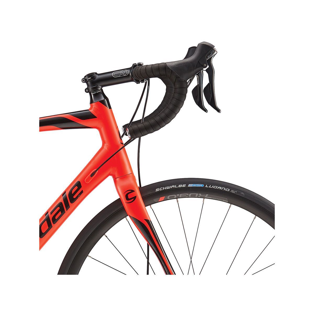 Cannondale Synapse Disc Tiagra 6, acid red w/ jet black, matte - Bild 5