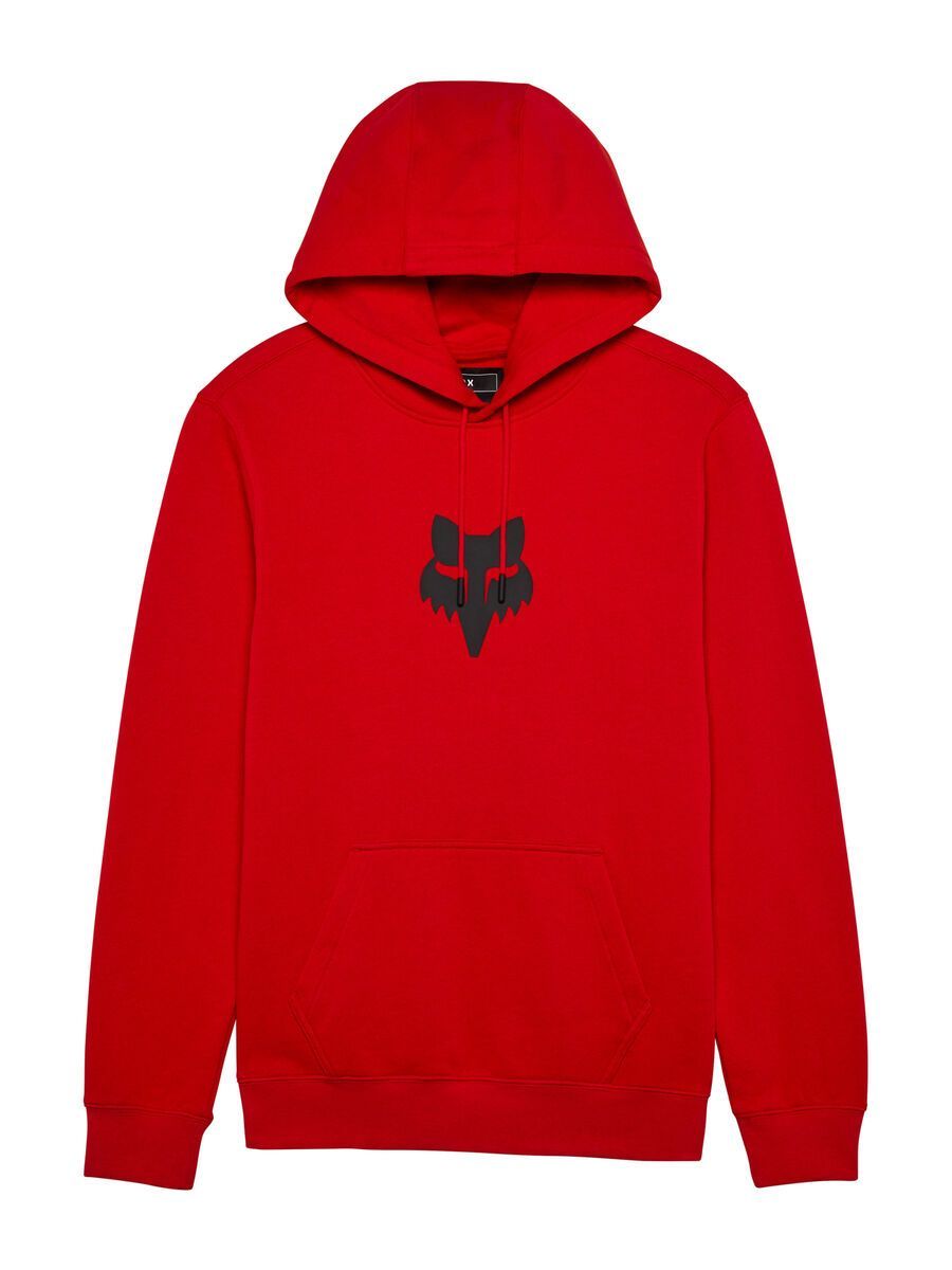 Fox Fox Head Pullover Hoodie, flame red - Bild 1