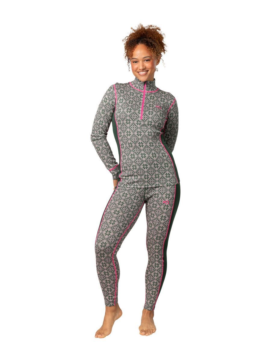 Kari Traa Rose Half Zip Baselayer, thyme - Bild 4