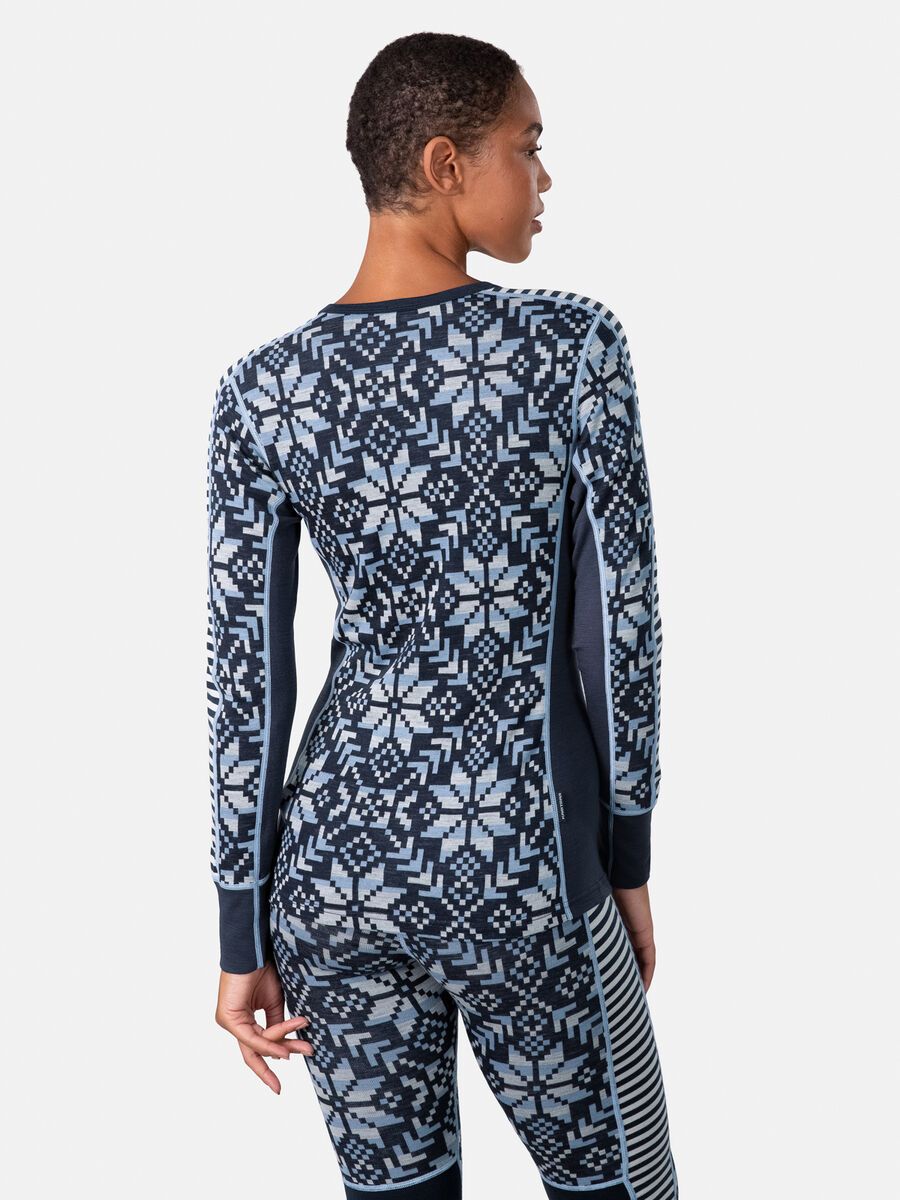 Kari Traa Else Long Sleeve Baselayer, dark navy blue - Bild 4
