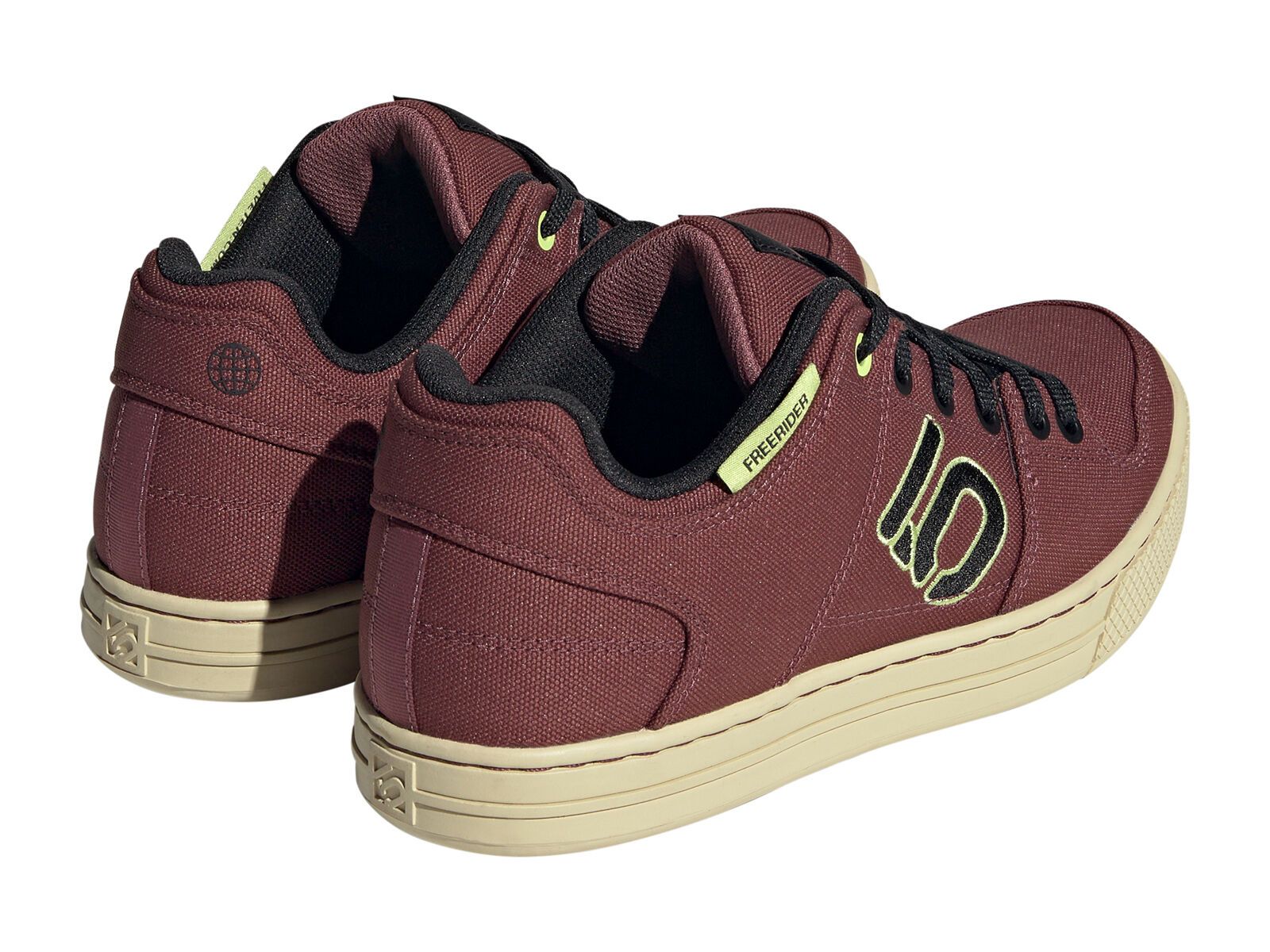 Five Ten Freerider Canvas Women, burgundy/core black/pulse lime - Bild 2