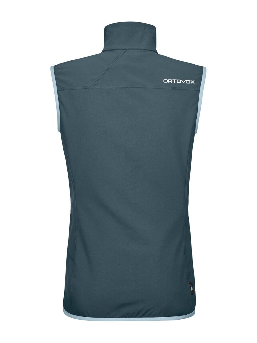 Ortovox Merino Naturtec Light Col Becchei Vest W, dark arctic grey - Bild 2