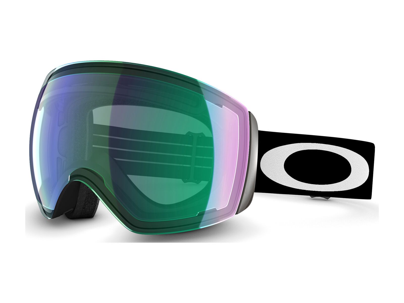 *** 2. Wahl *** Oakley Flight Deck, Matte Black/Prizm Jade Iridium - Skibrille | - Bild 1
