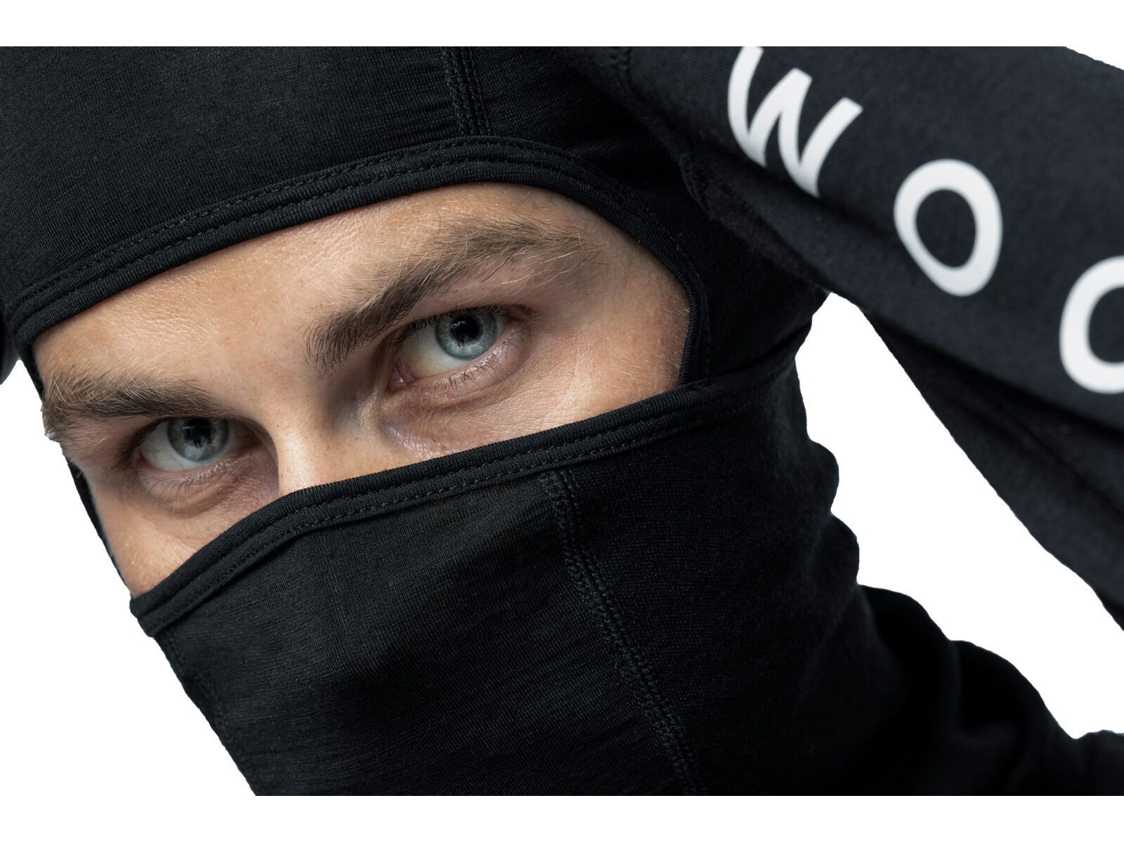 Woolf Merino Svarthetta Balaclava, black - Bild 8