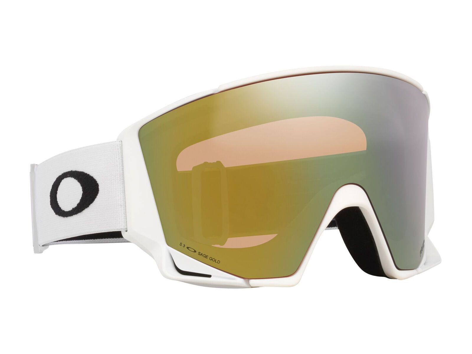 Oakley Flow Scape L, Prizm Sage Gold Iridium & Iced / matte white - Bild 13