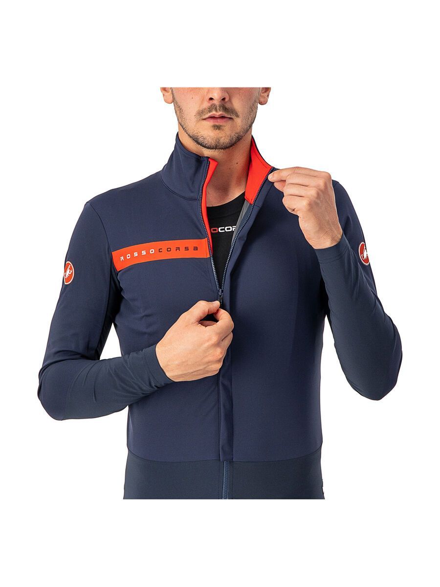 Castelli Beta RoS Jacket, savile blue/red - Bild 3