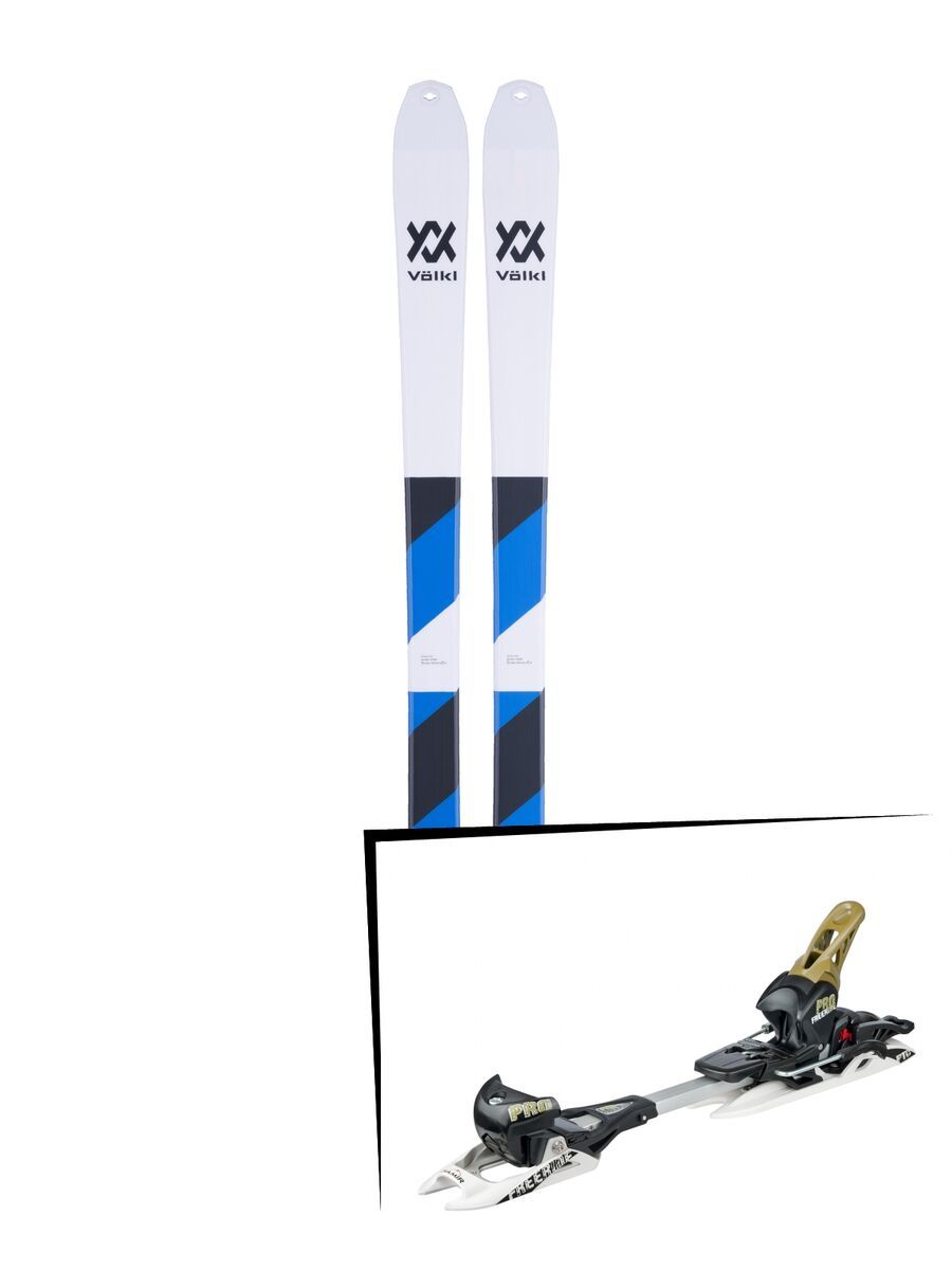 Set: Völkl VTA 80 + Skin 2018 + Fritschi Diamir Freeride Pro schwarz/oliv - Bild 1
