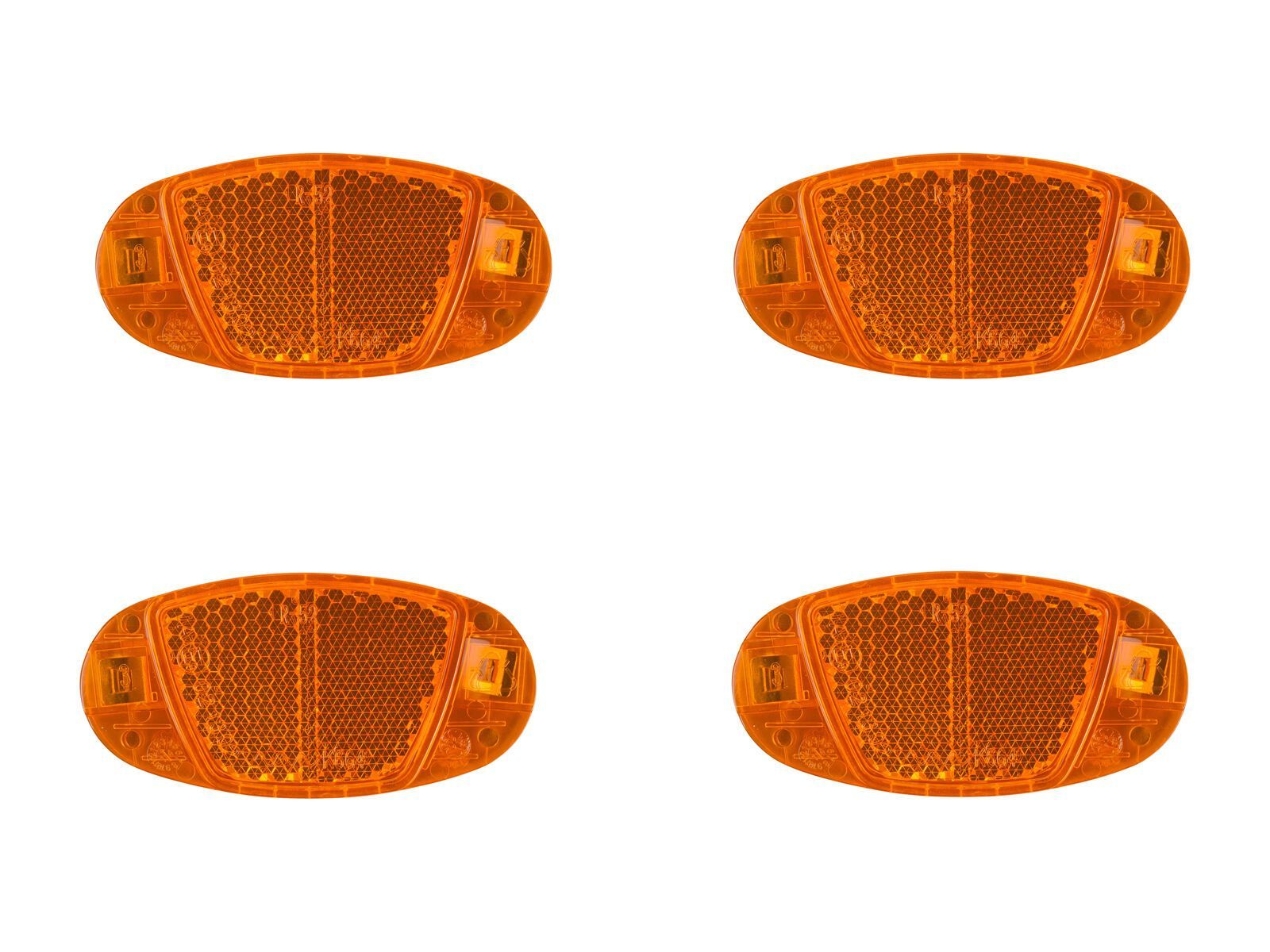 Cube RFR Speichenreflektor Set CMPT StVZO, orange - Bild 2