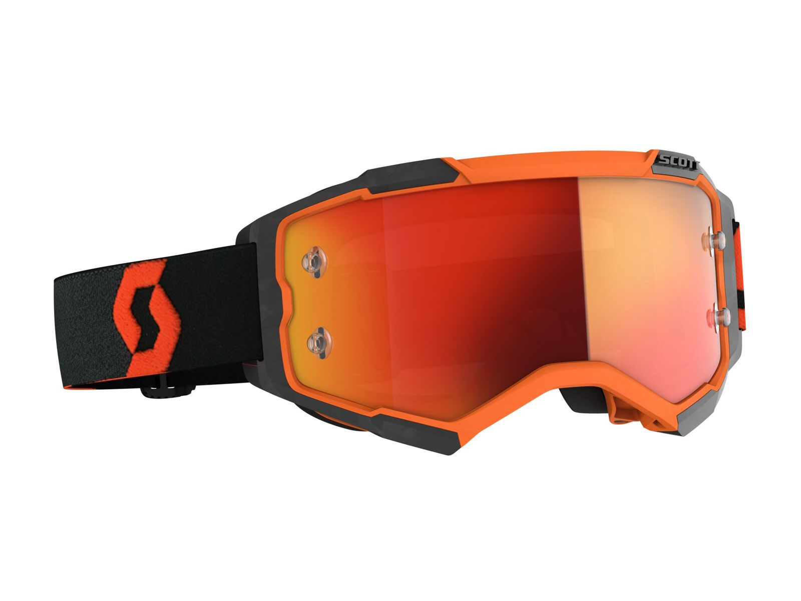 Scott Fury Goggle Orange Chrome Works, orange/black - Bild 1