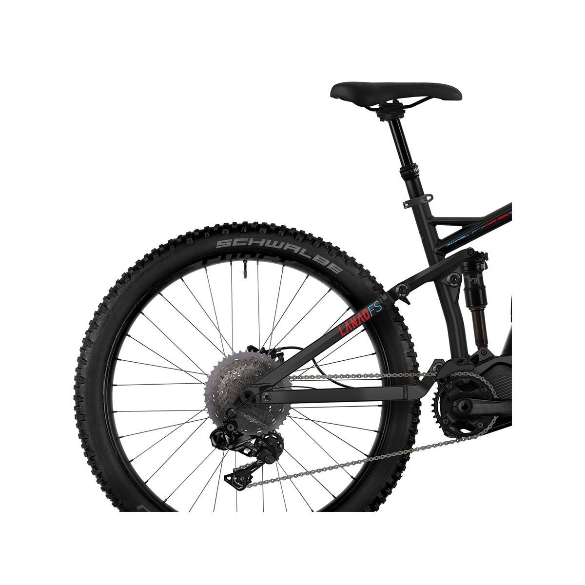 Ghost Hybride Lanao FS 8 AL, night black/lake blue/riot red - Bild 5