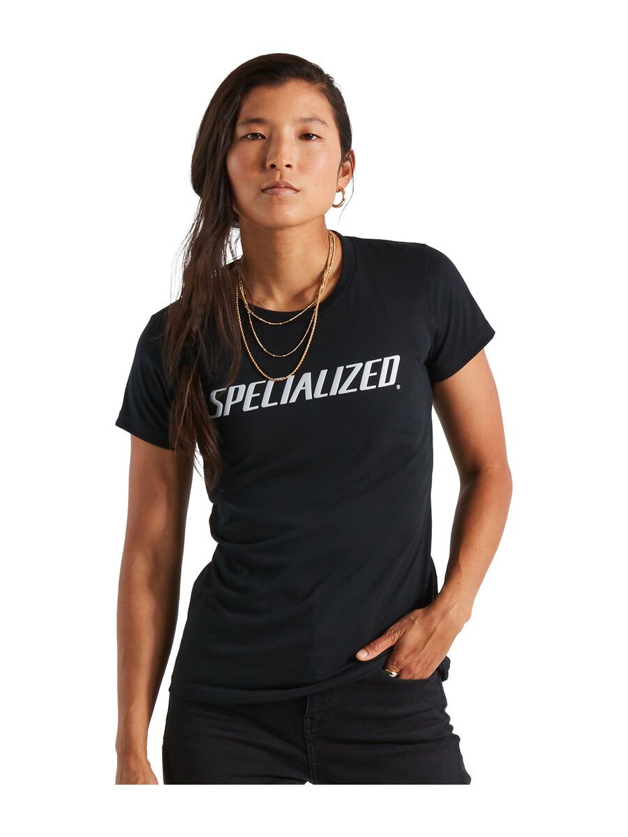 Specialized Wordmark T-Shirt Damen kurzarm, black - Bild 2