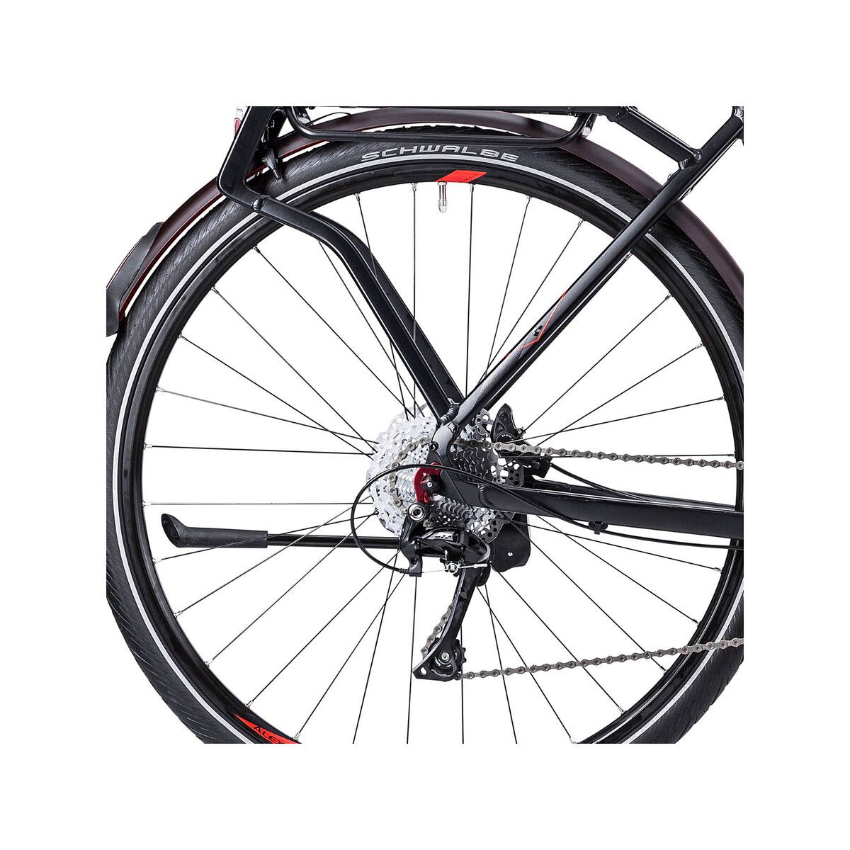 Cube Kathmandu Trapeze, black red - Bild 4