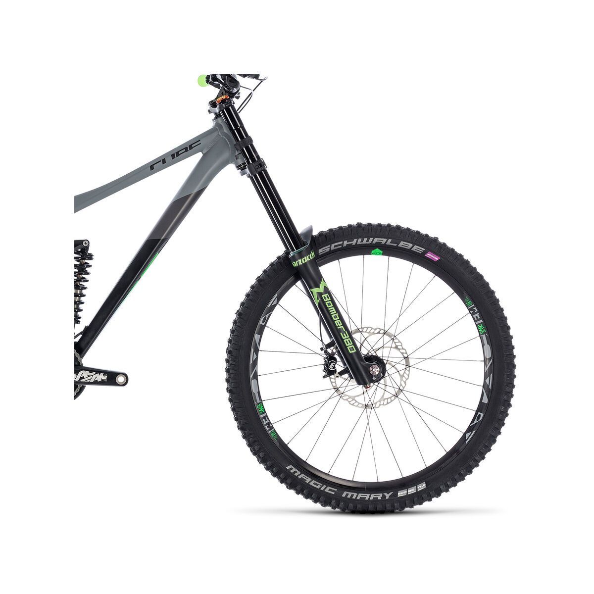 Cube TWO15 Race 27.5, black´n´green - Bild 3