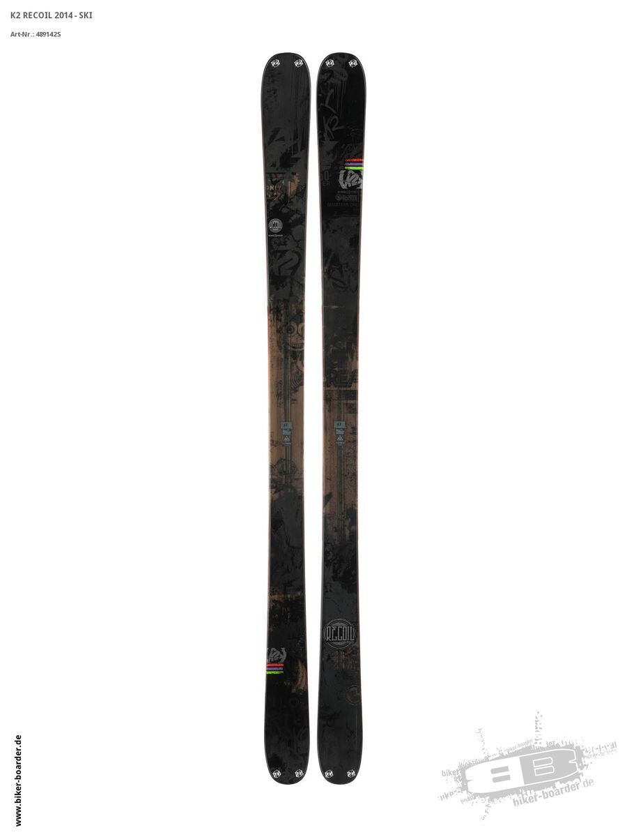 K2 SKI Set: Recoil 2014 + Marker Squire 11 - Bild 2