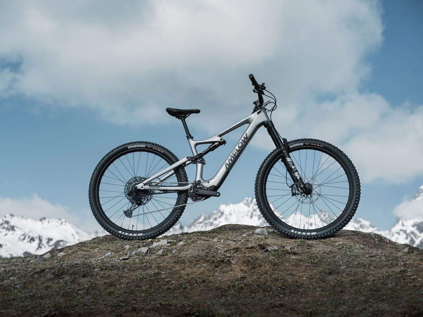 Amflow PL Carbon SRAM GX - 800 Wh, satin silver - Bild 15