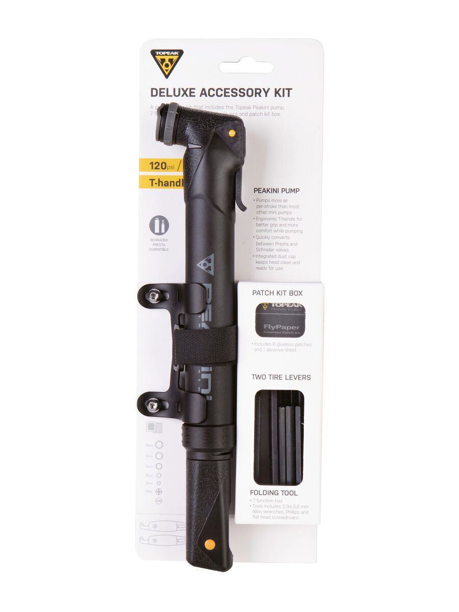 Topeak Deluxe Accessory Kit + Mini-Tool / Reifenheber - Bild 1