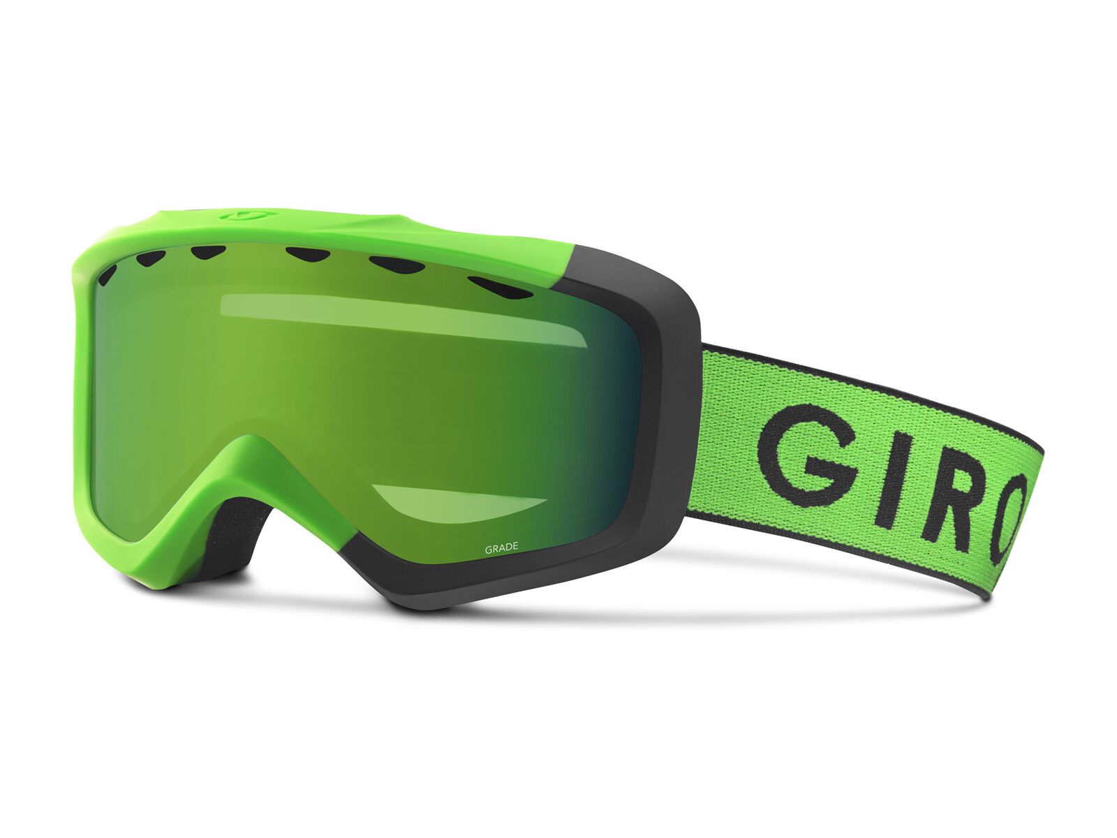 Giro Grade, bright green black zoom/Lens: loden green - Bild 1