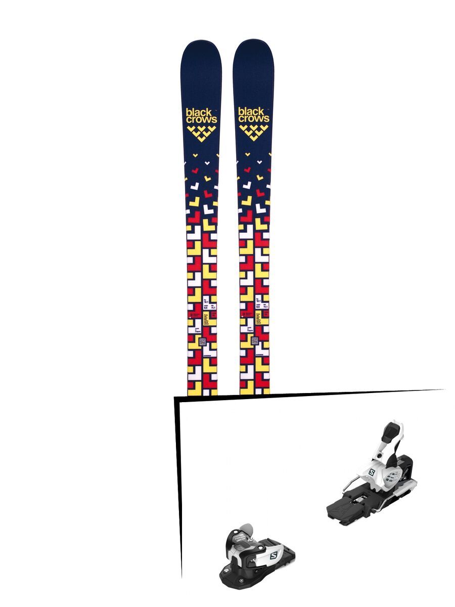 Set: Black Crows Junius 2018 + Salomon Warden MNC 13 white/black - Bild 1