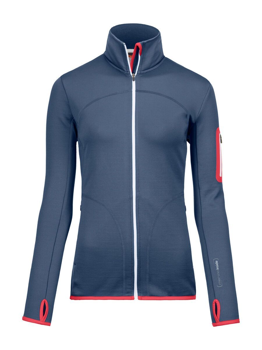 Ortovox Merino Fleece Jacket W, night blue - Bild 1