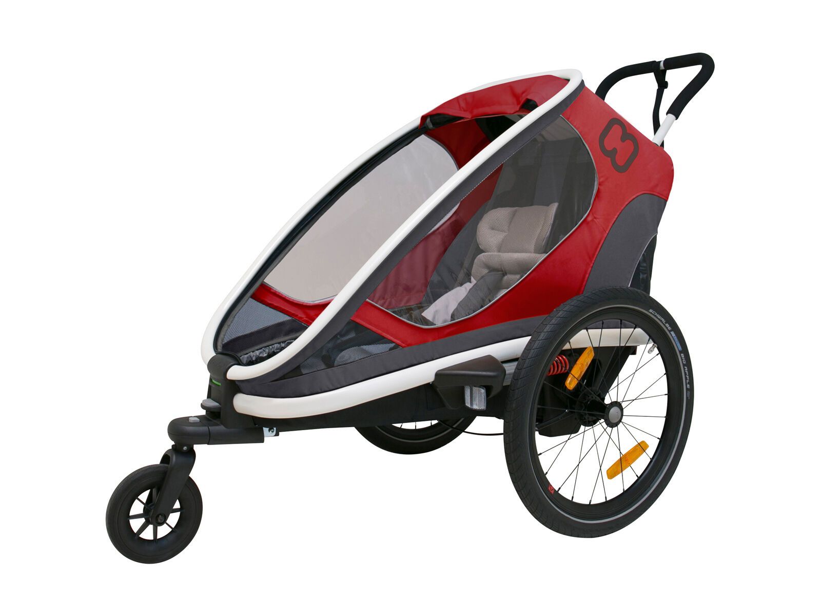 Hamax Outback One, rot/grau/schwarz - Bild 2