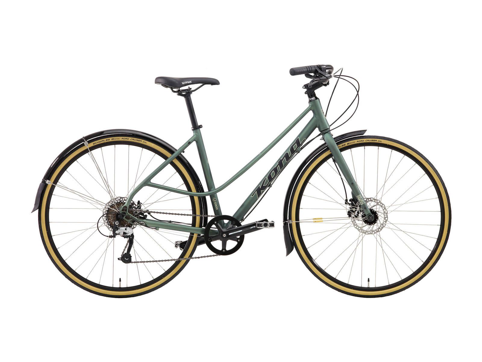 Kona Coco, matt bottle green/black/tan - Bild 1