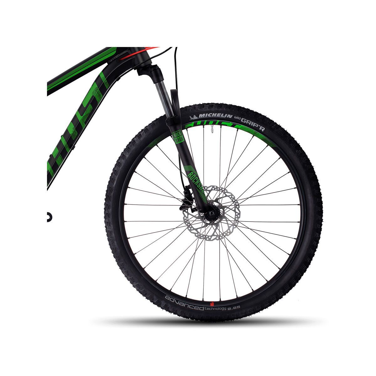 Ghost Kato FS 3 AL, night black/riot green/neon red - Bild 2