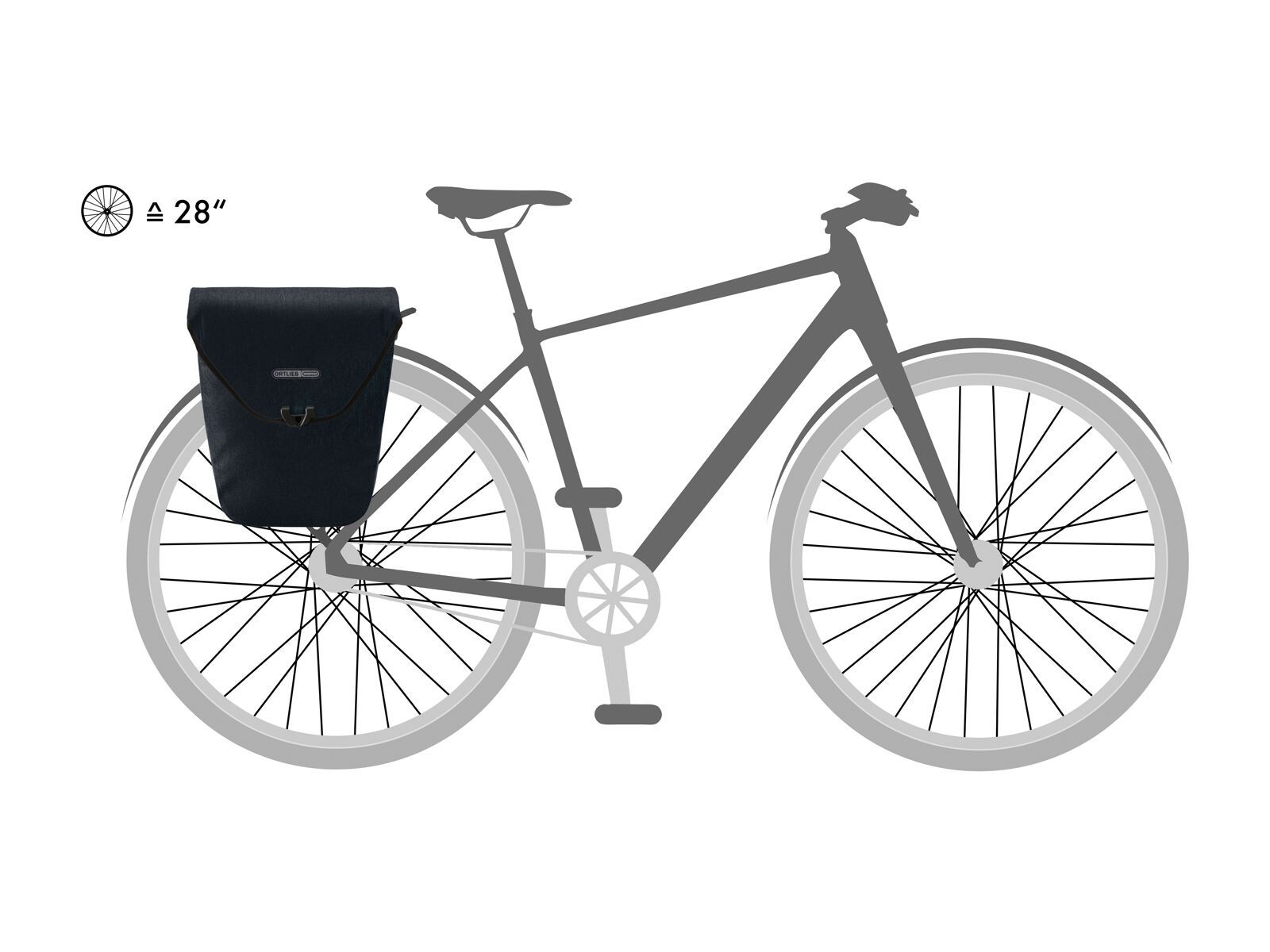 ORTLIEB Velo-Shopper 18 L, ebony - Bild 7