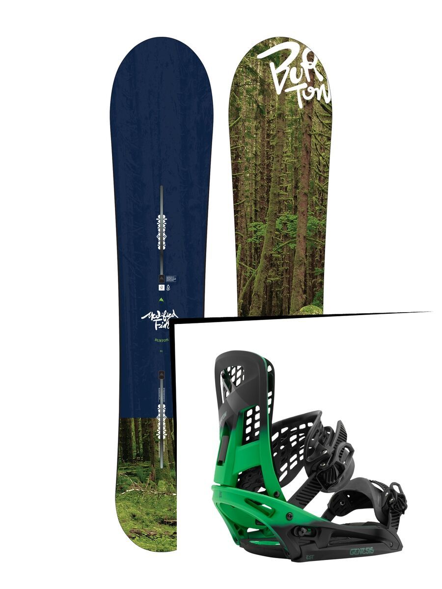 Set: Burton Modified Fish 2017 +  Genesis EST (1712787S) - Bild 1
