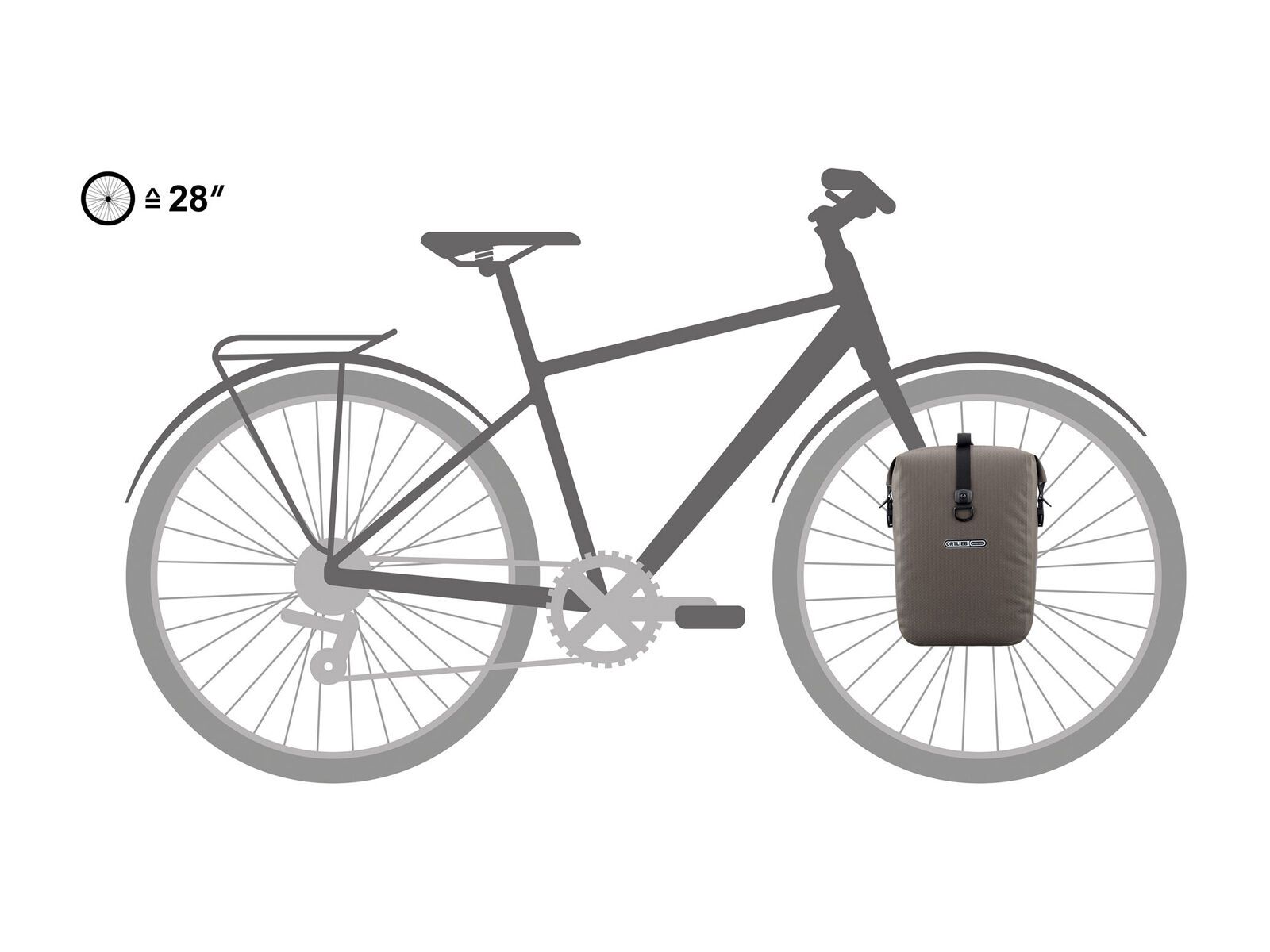 ORTLIEB Gravel-Pack QL3.1 Single, dark sand - Bild 7