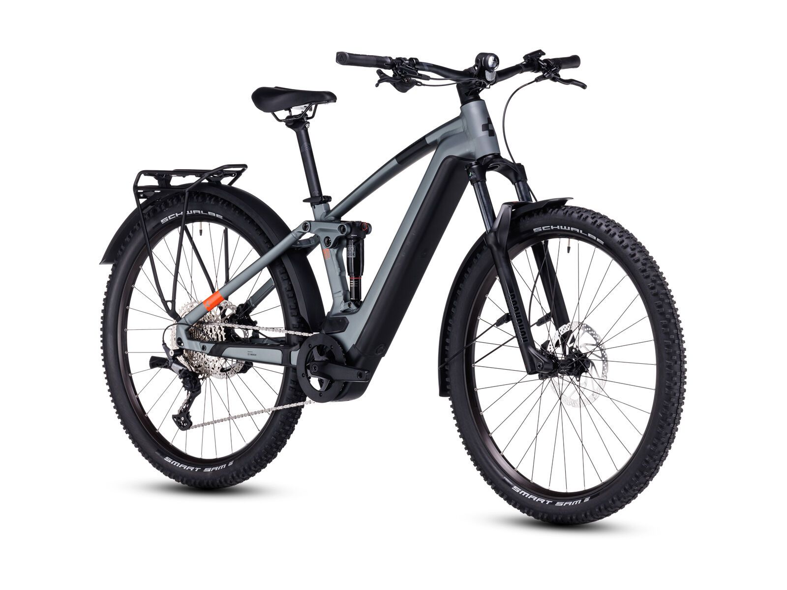 Cube Stereo Hybrid 120 Pro Allroad 750 27.5, flashgrey´n´orange - Bild 2